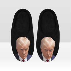 Trump Mugshot Slippers