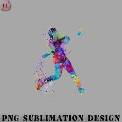 basketball png baseball boy batter softball player watercolor silhouette
