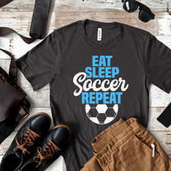 Eat Sleep Soccer Repeat -Instant Digital Download- Soccer Svg, American fan soccer Svg, soccer ball Svg Png, Soccer