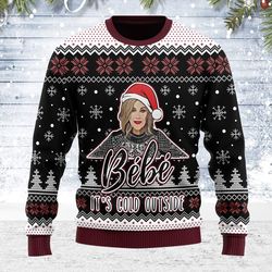 ugly christmas sweater bb it's cold outside for men women