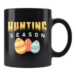 happy easter hunting season coffee mug v