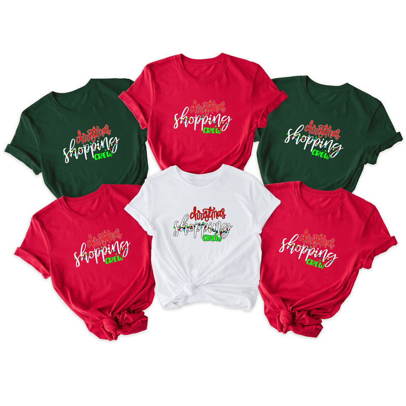 Christmas Shopping Crew Shirt, Family Christmas Shirts, Family Christmas Pajamas, Matching Shirts, Christmas Crew, Christmas Shirt.jpg