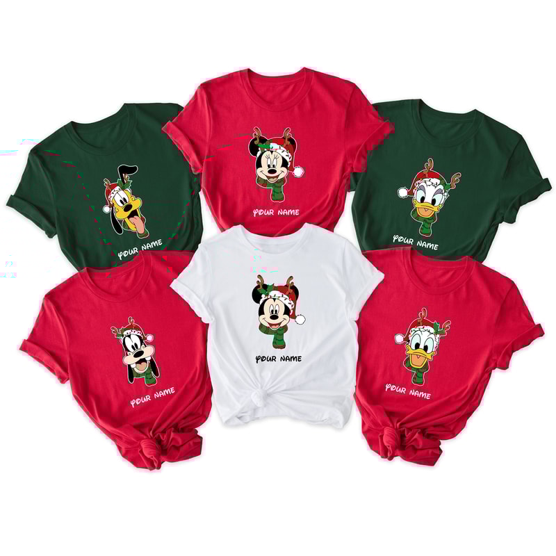 Customized Disney Family Christmas Shirt, Disney Family Shirts, Family Christmas, Christmas Shirt, Disney Christmas, Disney Character.jpg