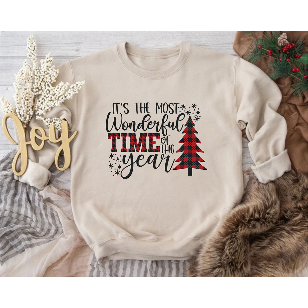 It's The Most Wonderful Time Of The Year Sweatshirt, Christmas Sweater, Christmas Family Sweatshirt, Xmas Sweatshirt, Holiday Sweatshirt.jpg