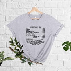 jesus paid it all shirt, jesus shirt, christian shirt, faith shirt, bible verse shirt, christian shirts, bible shirt, lo