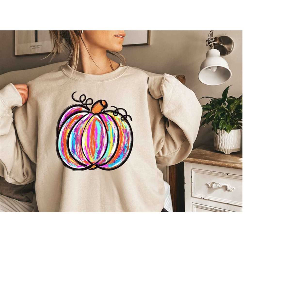MR-2711202392643-watercolor-pumpkin-t-shirt-colorful-pumpkin-shirt-watercolor-image-1.jpg