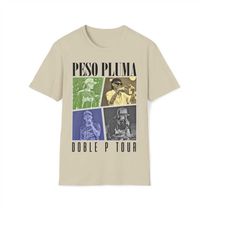 peso pluma music shirt, peso pluma merch gift for fan, peso pluma double p world tour 2023 shirt, peso pluma concerts fa