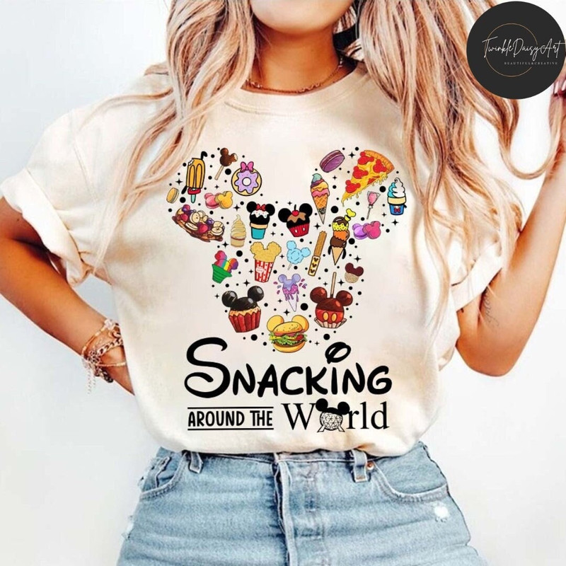 Disney Epcot Snacking Around The World Shirt, Mickey Ears Drinking around the World, Disney Epcot Food and Wine 2024, Disney Family Shirt.jpg