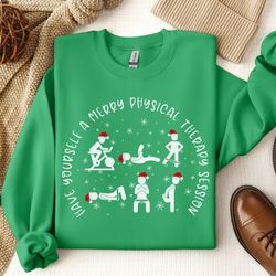 christmas physical therapy sweatshirt, physical therapist sweatshirt, funny pt tshirt, physical therapist assistant, phy