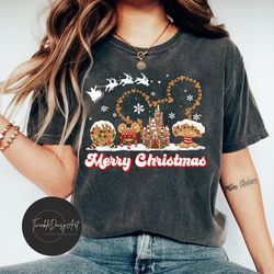 merry christmas disney gingerbread christmas shirt, walt disney world epcot magic kingdom hollywood studios animal kingd