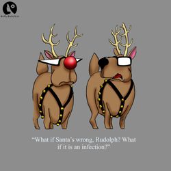 Funny Spectickles Red Nose Reindeer Diagnosis PNG, Funny Christmas PNG