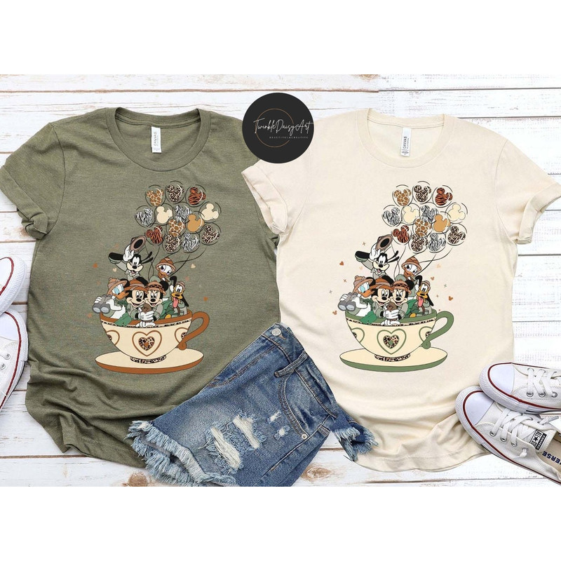 Mickey and Friends Tea Cup Balloons Disney Animal Kingdom Shirt, Leopard Disney Family Safari Trip Shirt, Wild about Disney, Let's get Wild.jpg