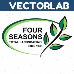 four seasons total landscaping inc logo svg cricut files