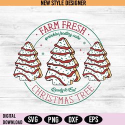 Holiday Tree Farm SVG Design, Seasonal Fresh Tree PNG, Rustic Christmas Tree SVG, Instant Download
