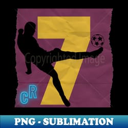 cr-7 ronaldo - premium png sublimation file - create with confidence