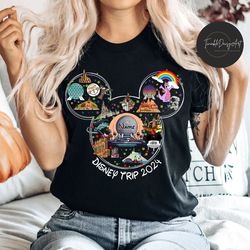 personalized disney epcot shirt, disney trip 2024 shirt, disney family matching shirt, disney vacation 2024 shirt, micke