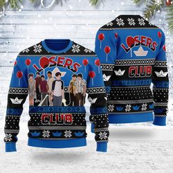 ugly christmas sweater the losers club for men women