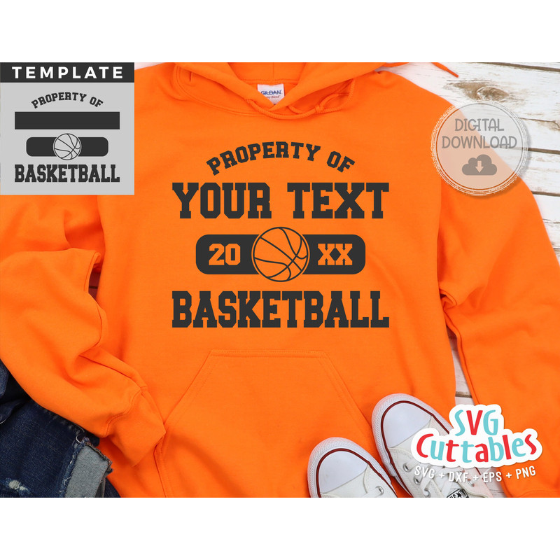 Basketball SVG - Basketball Cut File - Template 0060 - svg - eps - dxf - Silhouette - Cricut Cut File - svg Files - Digital File.jpg