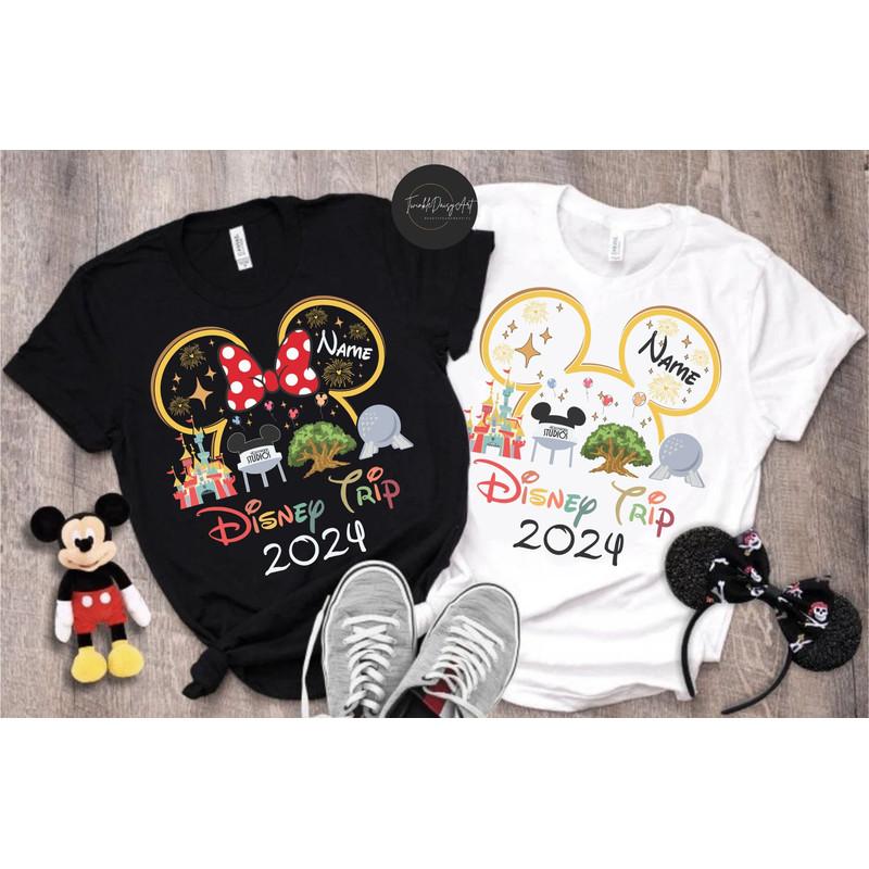 Personalized Disney Trip 2024 shirt, Matching Disney Family shirt, Disney Vacation 2024, WDW Disneyland, First Disney Trip 2024 Tees.jpg