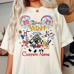 personalized mickey & friends disney cruise 2024 shirt, disney family trip shirt, disney cruise line, matching cruise gr