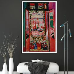 henri matisse the open window canvas wall art, henri matisse , henri matisse canvas, the open window home decors, canvas