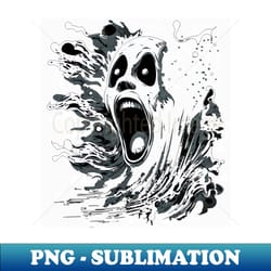 screaming ghost face splash - professional sublimation digital download - perfect for sublimation art