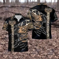 personalized deer hunting hawaiian shirt ht010702