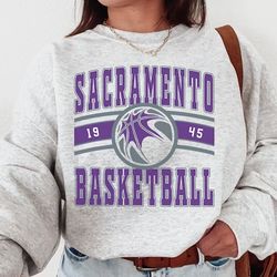 vintage sacramento basketball sweatshirtt shirt, sacramento king sweater, kings t shirt, vintage basketball fan shirt, r