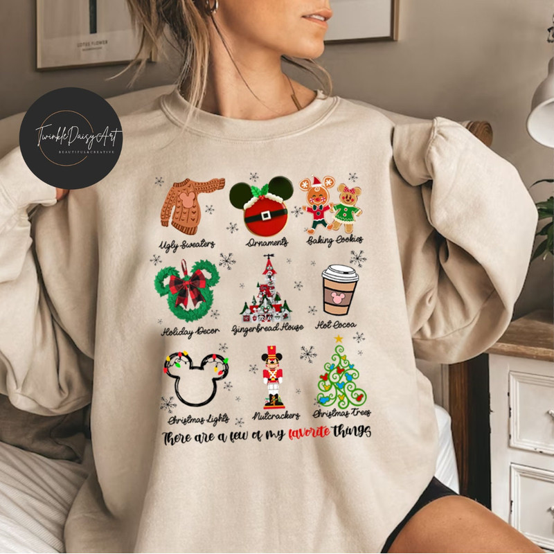These Are a Few of my Favorite Things Disney Christmas Shirt, Disney Snacks Shirt Christmas Castle Shirt, Disneyland tee Magic Kingdom shirt.jpg
