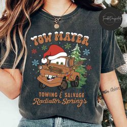 tow mater radiator springs christmas shirt, disney cars christmas sweatshirt, cars land trip christmas shirt, disney hol