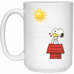 snoopy keep looking up 21504 15 oz. white mug