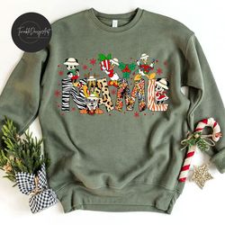 vintage mickey and friends disney animal kingdom christmas shirt, wild about christmas shirt, let's get wild shirt, safa