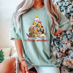 cute christmas dog t-shirt , dog owner christmas gift, funny pet christmas tee, womens christmas top, pet owner present