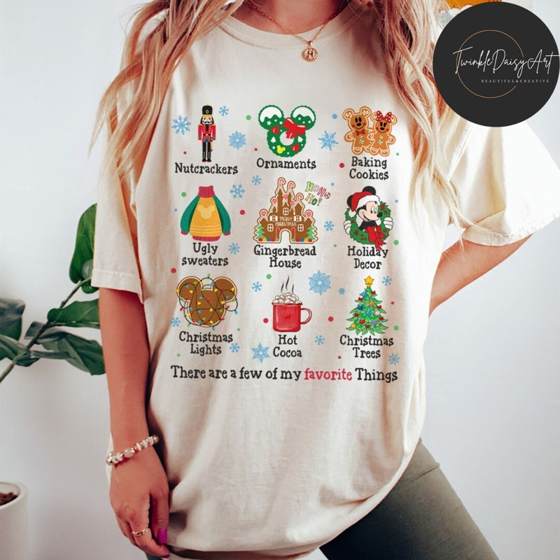 Disney Christmas Favorite Things Shirt, Ho Ho Ho Mickey Minnie Gingerbread Cookie Nutcracker, Disney Family Very Merry Christmas Party 2023.jpg