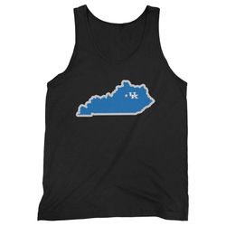 kentucky wildcats state logo man&8217s tank top mens