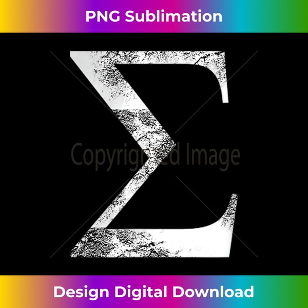 Sigma Greek Alphabet Letter Symbol - Deluxe PNG Sublimation - Inspire ...