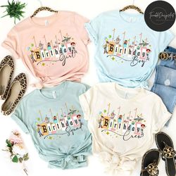 disney toy story birthday shirt, disney pixar toy story characters family birthday party outfits, birthday boy shirt, bi
