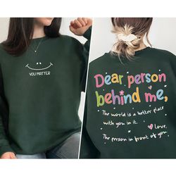 you matter sweatshirt , inspirational shirt , positive shirt , mental health hoodie, mental health sweatshirt , mental h