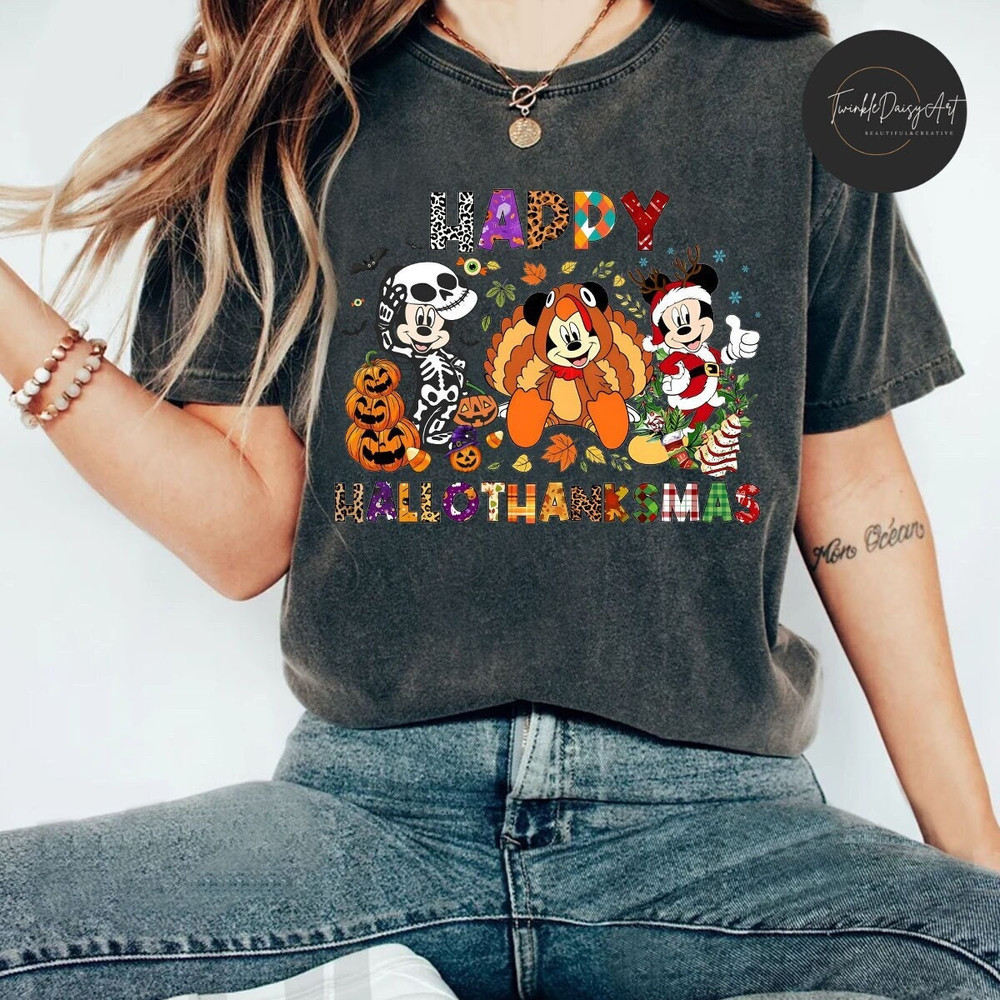 Hallothanksmas Mickey shirt, Mickey Halloween shirt, Fall Autumn Mickey Mouse, Christmas Mickey shirts, Pumpkin Spice Latte, Matching Trip.jpg