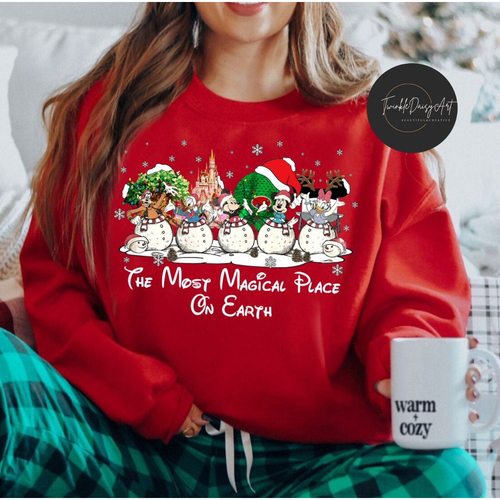 Mickey and Friends Disney Christmas Sweatshirt, Mickey's Very Merry Christmas shirt, Disneyland WDW Trip, Disney Xmas shirts, Christmas Gift.jpg