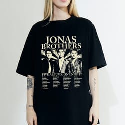 jonas brothers 90s vintage graphic tees, jonas t shirt, jonas brothers world tour shirt gift for women and man unisex te