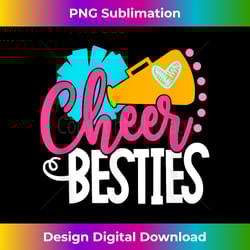 cheer besties - cheerleading costume gift - sleek sublimation png download - pioneer new aesthetic frontiers