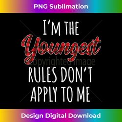 Oldest Child I Make the Rules Funny Matching Christmas - Urban Sublimation PNG Design - Animate Your Creative Concepts