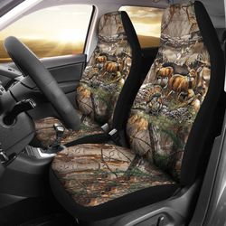deer hunting art car seat covers
