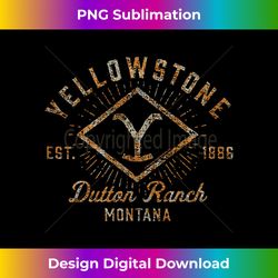 Yellowstone Sunburst Logo Dutton Ranch Tank Top - Bohemian Sublimation Digital Download - Immerse in Creativity with Every Design