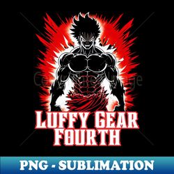 Luffys Gear Fourth - High-Quality PNG Sublimation Download - Enhance Your Apparel with Stunning Detail