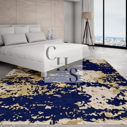 blue and white carpet area rug for living room, kitchen, dining,drawing room,play room customize in any shape & size
