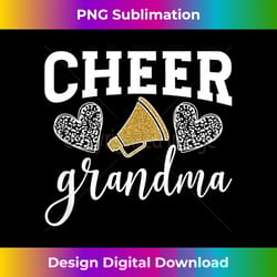 cheer grandma hearts cheerleading grandmother - chic sublimation digital download - ideal for imaginative endeavors