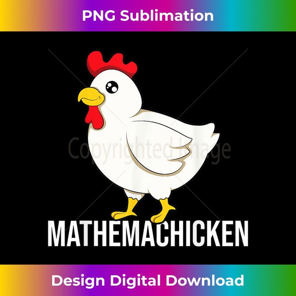 Chicken Mathematician Math - Sublimation-Optimized PNG File - Inspire ...