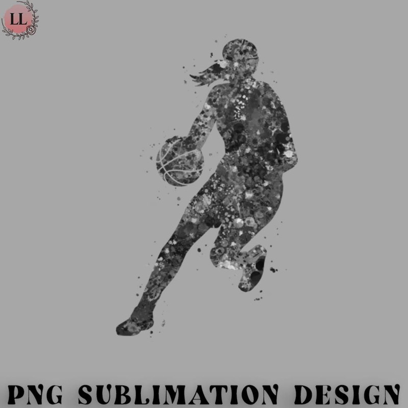BL0707231452422-Basketball PNG Basketball player girl black and white.jpg